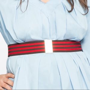 *Sale* Eloquii Striped Elastic Belt